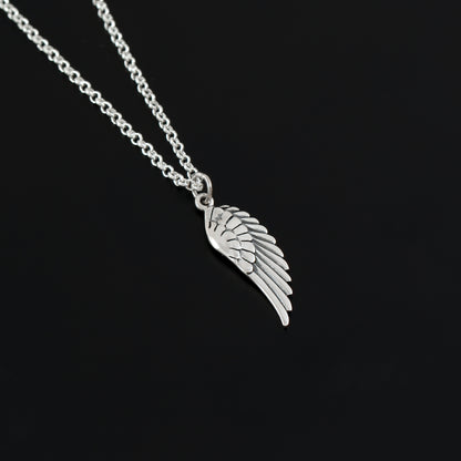 A Charmed Impression 11 11 Large Angel Wing Pendant Necklace • Silver • 1111 Necklace • Make a Wish Necklace • Numerology Ascension • Law of Attraction • Lightworker Jewelry Gift