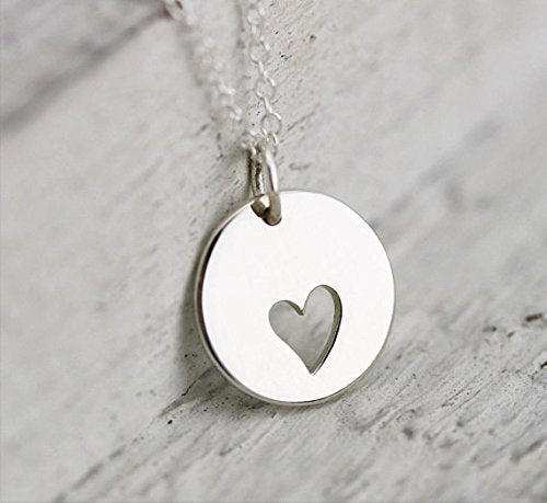 I Carry Your Heart with Me Jewelry • Sterling Silver Necklace for Women • Missing You Gift • Adoption Surrogate Mom • Remembrance Memorial Necklace • Grief Loss Gift