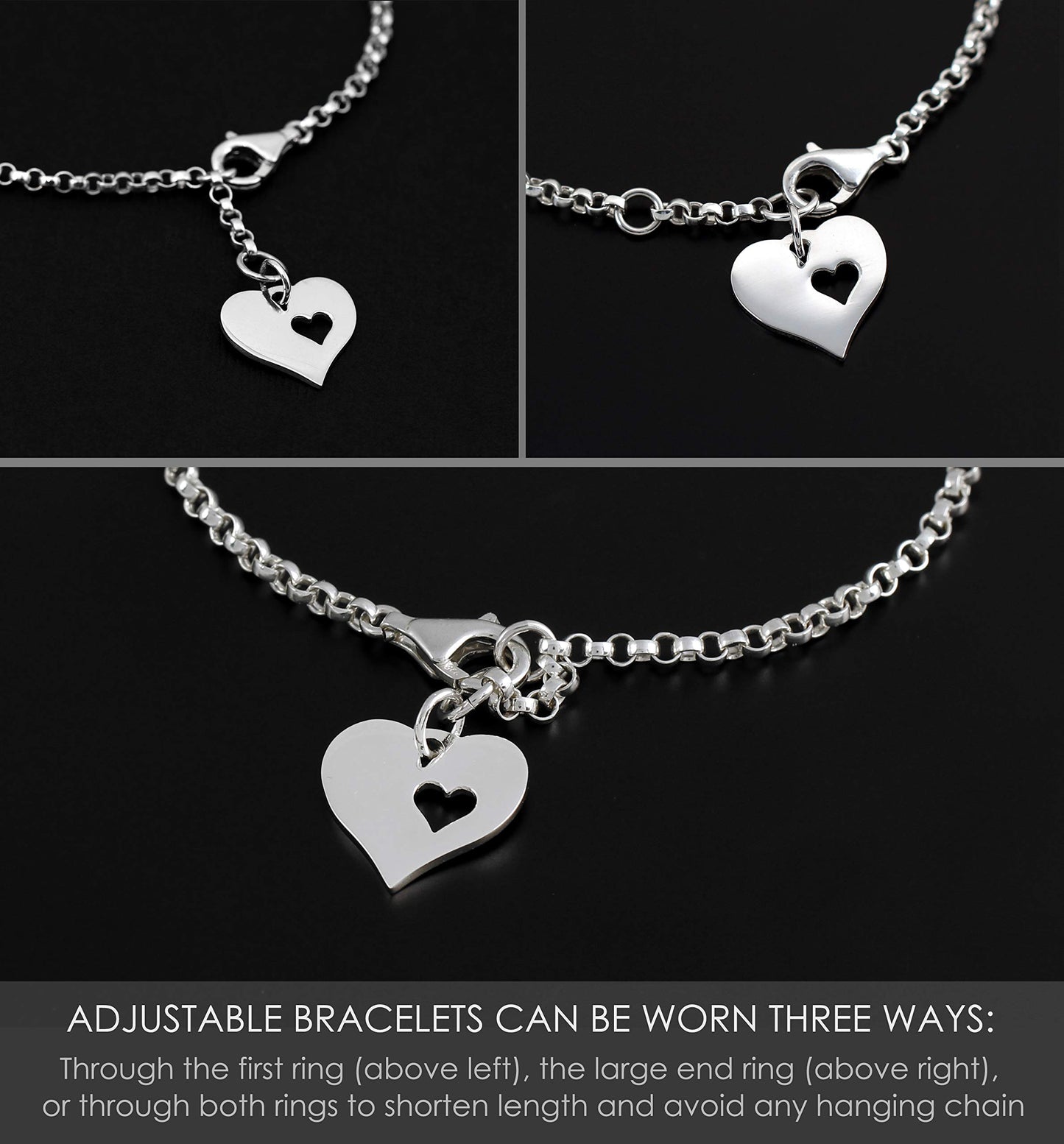 I Carry Your Heart with Me • Silver Bracelet for Women • Missing You Gift • Adoption Surrogate Mom Jewelry • Remembrance Memorial Bracelet • Sorry for Your Loss • Grief Loss Gift