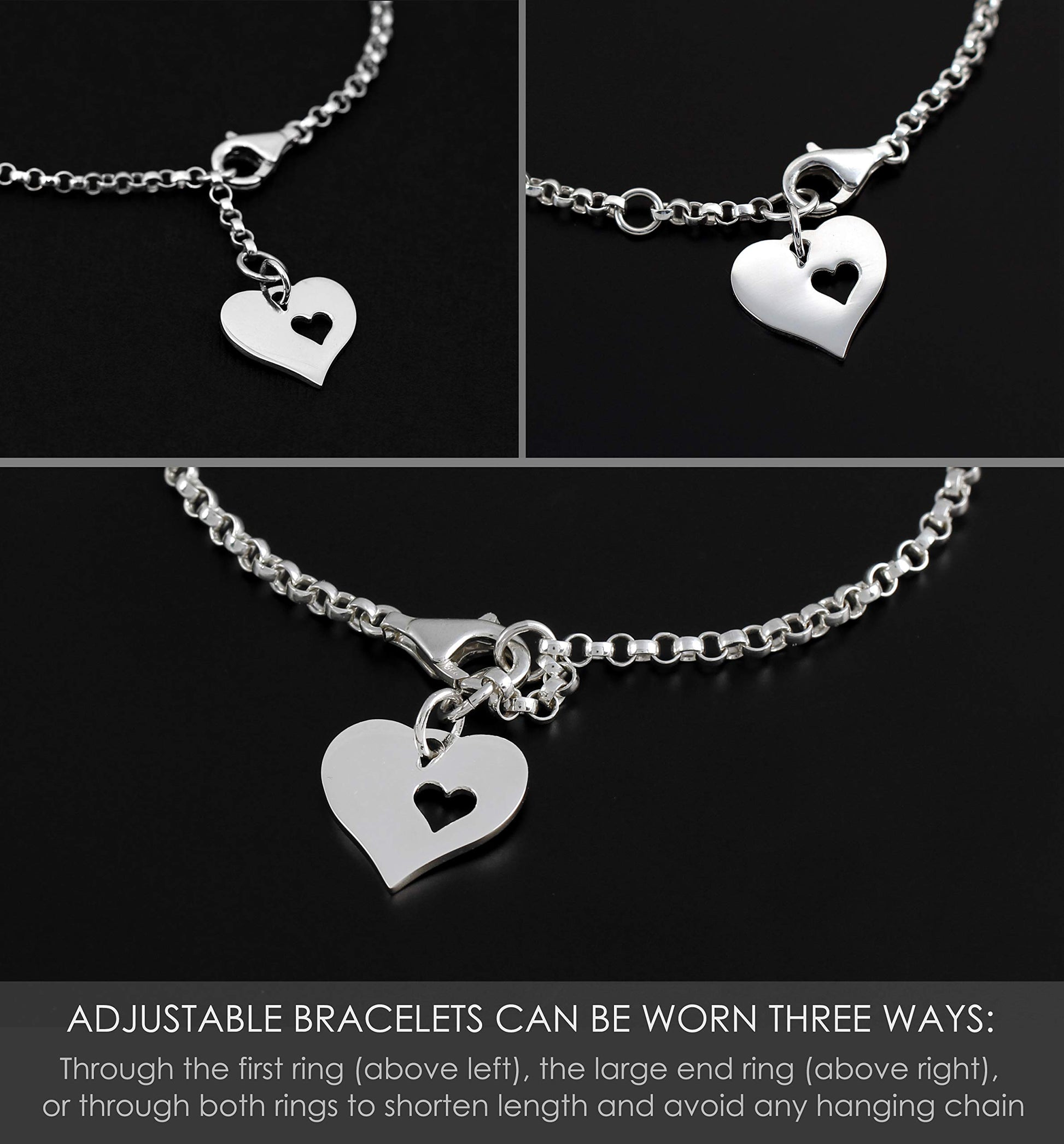 Pandora Bracelets For Girls  Silver Bracelet For Women's Heart Star