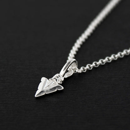 A Charmed Impression Arrowhead Necklace • Best Friend Tribe Necklace • Soul Sister Gift • Arrowhead Charm • Friendship Jewelry • Silver or Gold Arrow