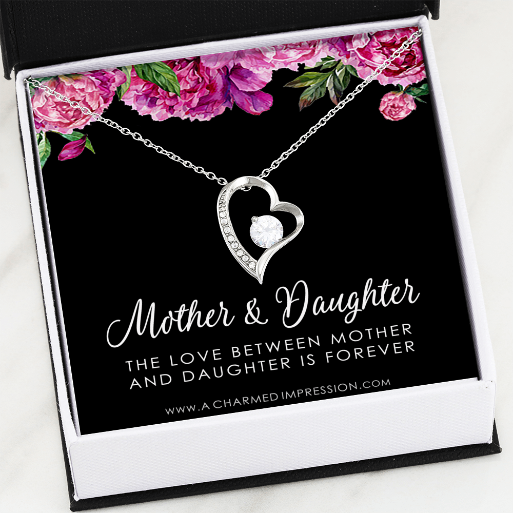 Mother Daughter Necklace, Mom Necklace, Mother's Day Gift from Daughter, Mom to Daughter Gift, Daughter to Mom Gift