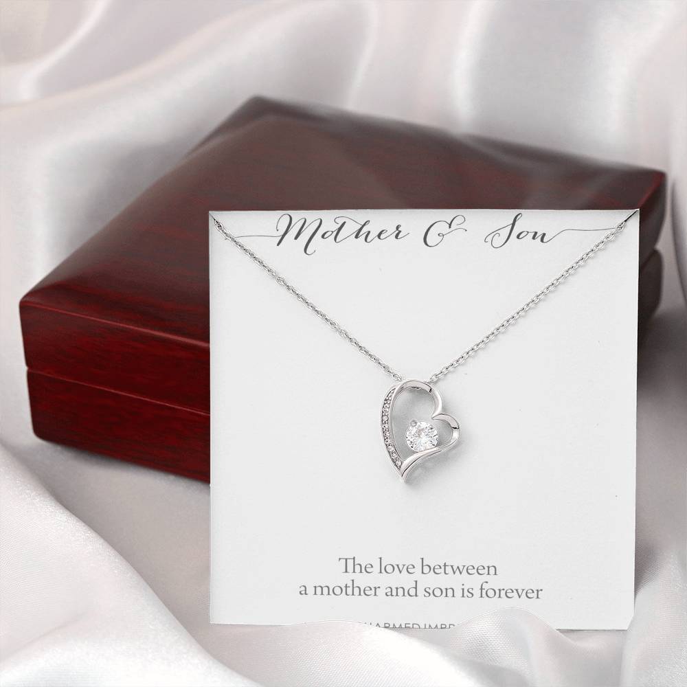 Gifts for Mom Jewelry, Mother and Son Necklace, Boy Mom Gift, Mom Gift from Son, Mother of the Groom, Mother's Day Birthday