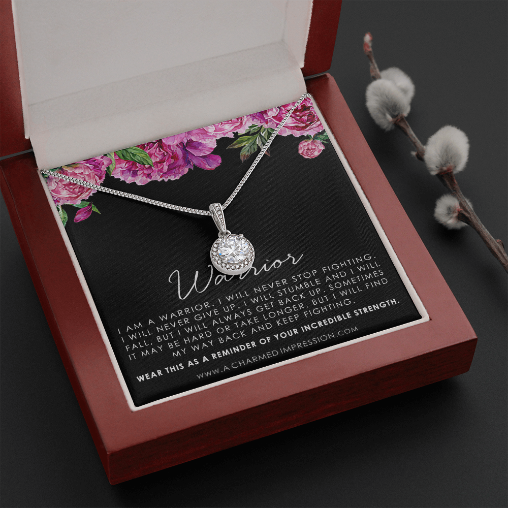 Infertility Miscarry Gift, Depression, Mental Health, Strength Necklace, Fertility Wish, Cancer Survivor Necklace, Breast Cancer Survivor - Eternal Hope Neclace