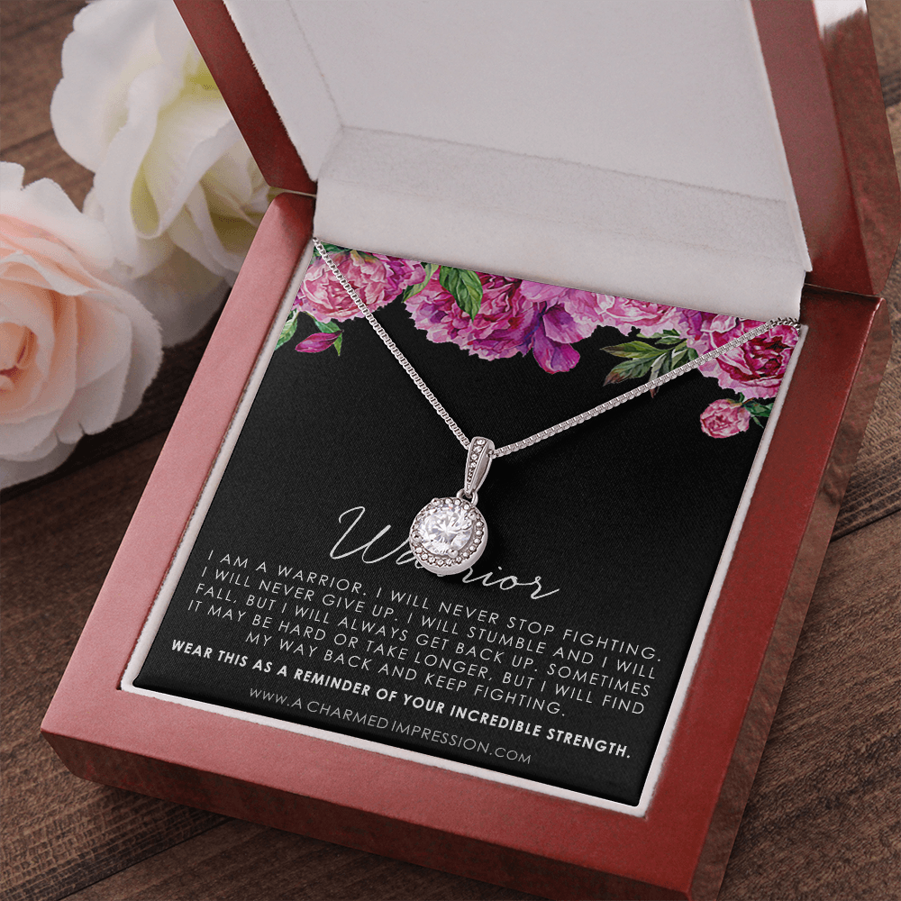 Infertility Miscarry Gift, Depression, Mental Health, Strength Necklace, Fertility Wish, Cancer Survivor Necklace, Breast Cancer Survivor - Eternal Hope Neclace