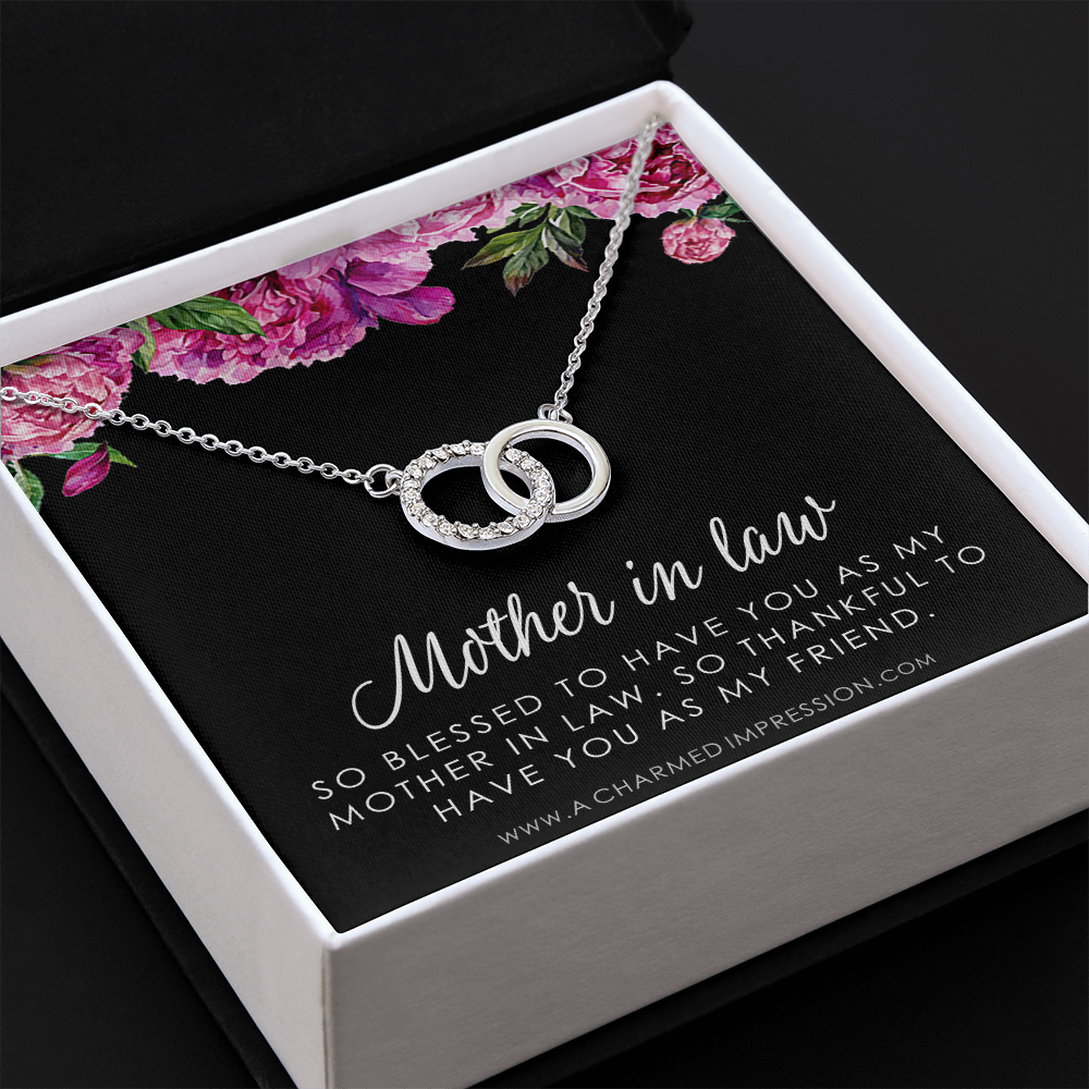 Mother-In-Law Gift Necklace: Mother-In-Law, Mother-In-Law Gift, Mother's Day Gift for Mother-In-Law - Perfect Pair Neckace