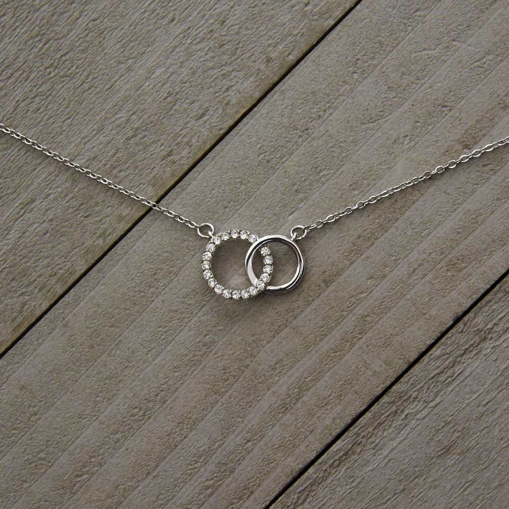 Unbiological Sister Necklace, Bonus Sister Gift, Sister-In-Law Gift, Jewelry for Sister in Law, Step Sister Gift, Soul Sister, Best Friend - Floral Perfect Pair Neckace