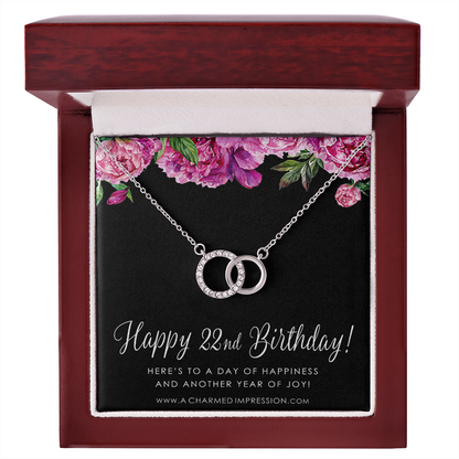 Custom Birthday Card Perfect Pair Neckace