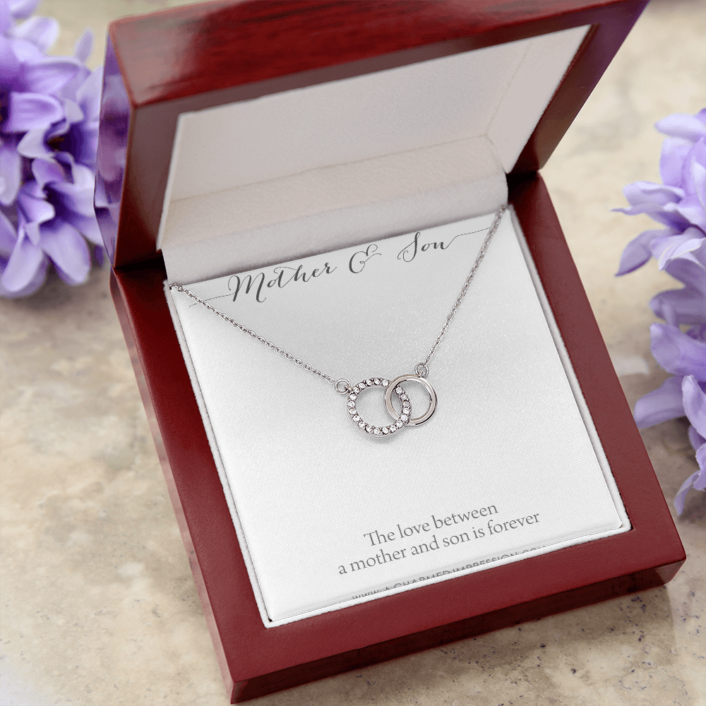 Gifts for Mom Jewelry, Mother and Son Necklace, Boy Mom Gift, Mom Gift from Son, Mother of the Groom, Mother's Day Birthday, Perfect Pair