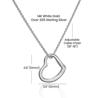 Template - Delicate Heart Necklace