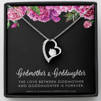 Godmother Necklace, Gift for Godmother from Godchild, Godmother Gift, Jewelry for Godmother, Godmother Gift, Godmother Jewelry, Thank you