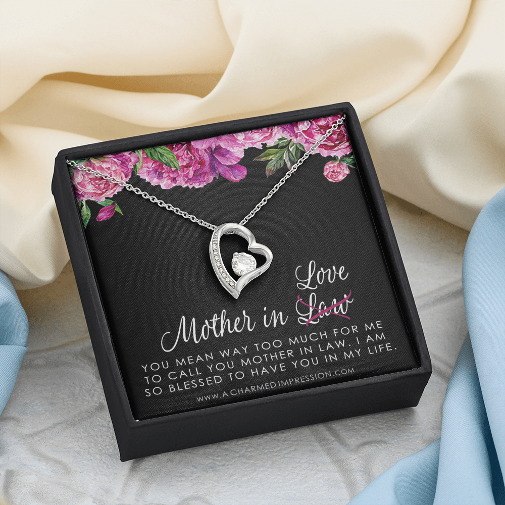 Sentimental Mother In Law Wedding Gift From Bride, Mother of the Groom Necklace, Future Mother in Law Wedding Gift, Gift For Mother-In-Law