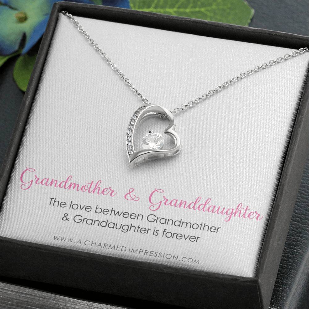 Grandmother & Granddaughter Necklace, Grandma Gift, Grandmother Jewelry, Granddaughter Gift, Granddaughter Birthday Gift, Mothers Day