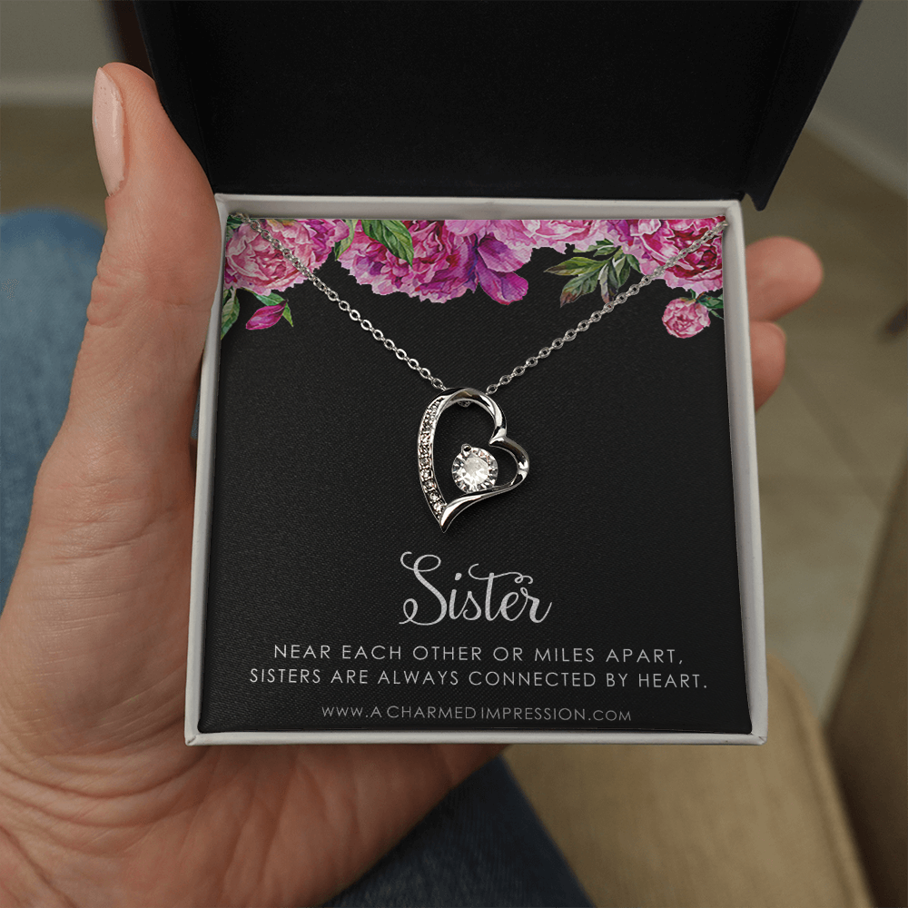 Sister Birthday Gift, Sister Gift Ideas, Sister Necklace, Unique Birthday Gifts for Sister from Sister, Gift from Brother to Sister