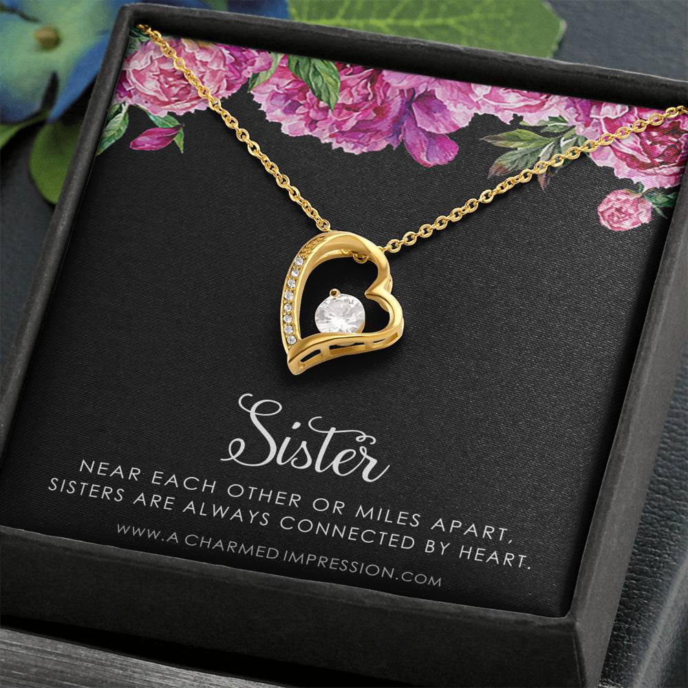 Sister Birthday Gift, Sister Gift Ideas, Sister Necklace, Unique Birthday Gifts for Sister from Sister, Gift from Brother to Sister