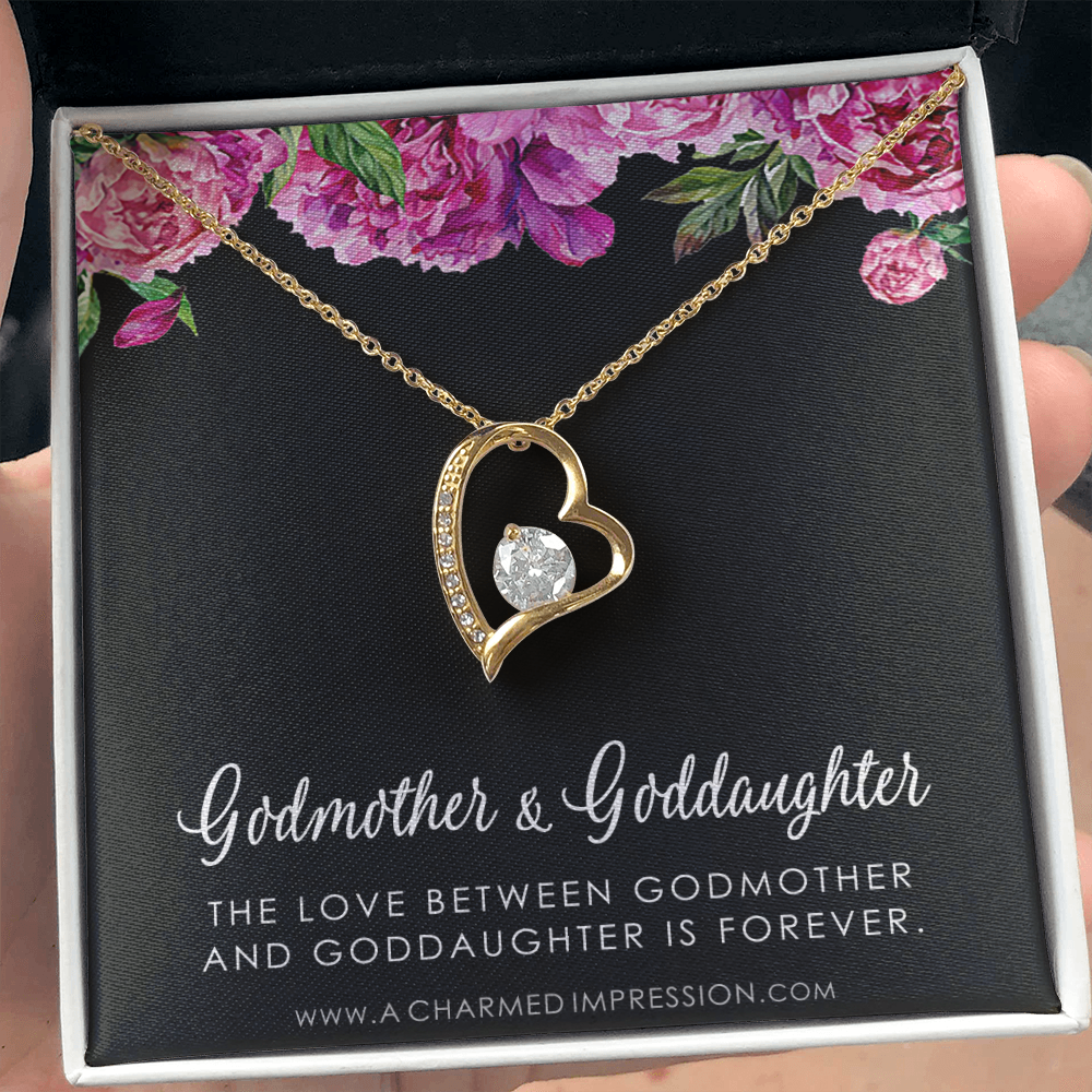 Godmother Necklace, Gift for Godmother from Godchild, Godmother Gift, Jewelry for Godmother, Godmother Gift, Godmother Jewelry, Thank you