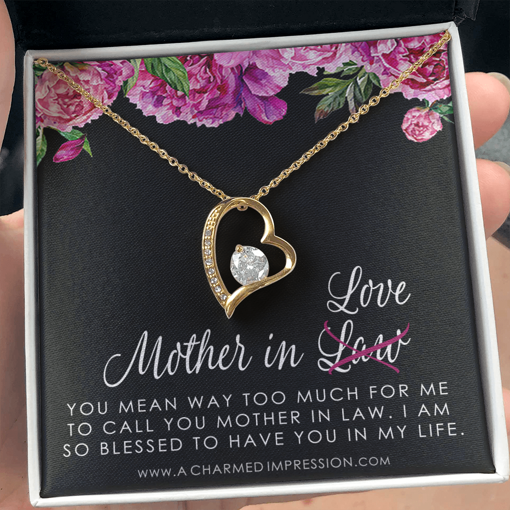 Sentimental Mother In Law Wedding Gift From Bride, Mother of the Groom Necklace, Future Mother in Law Wedding Gift, Gift For Mother-In-Law