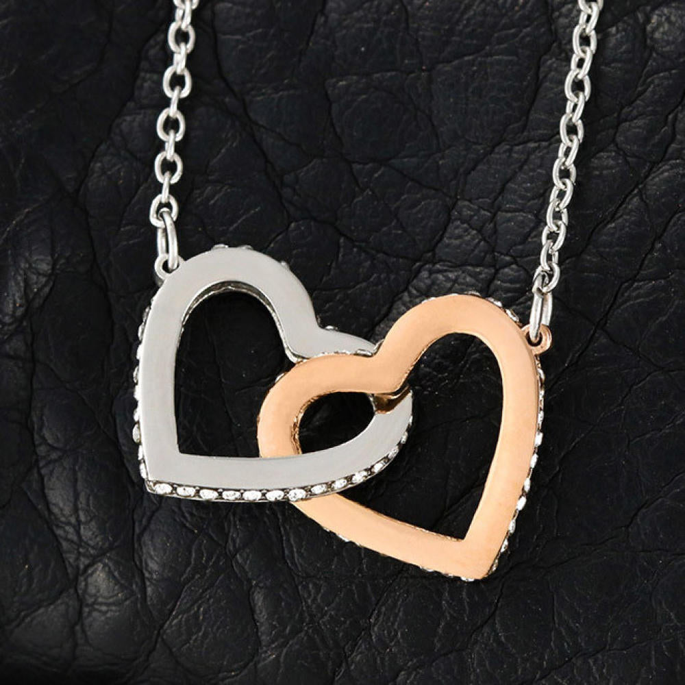 Unbiological Sister Best Friend Gift Jewelry, Long Distance, Quotes, Friends Forever, Interlocking Hearts