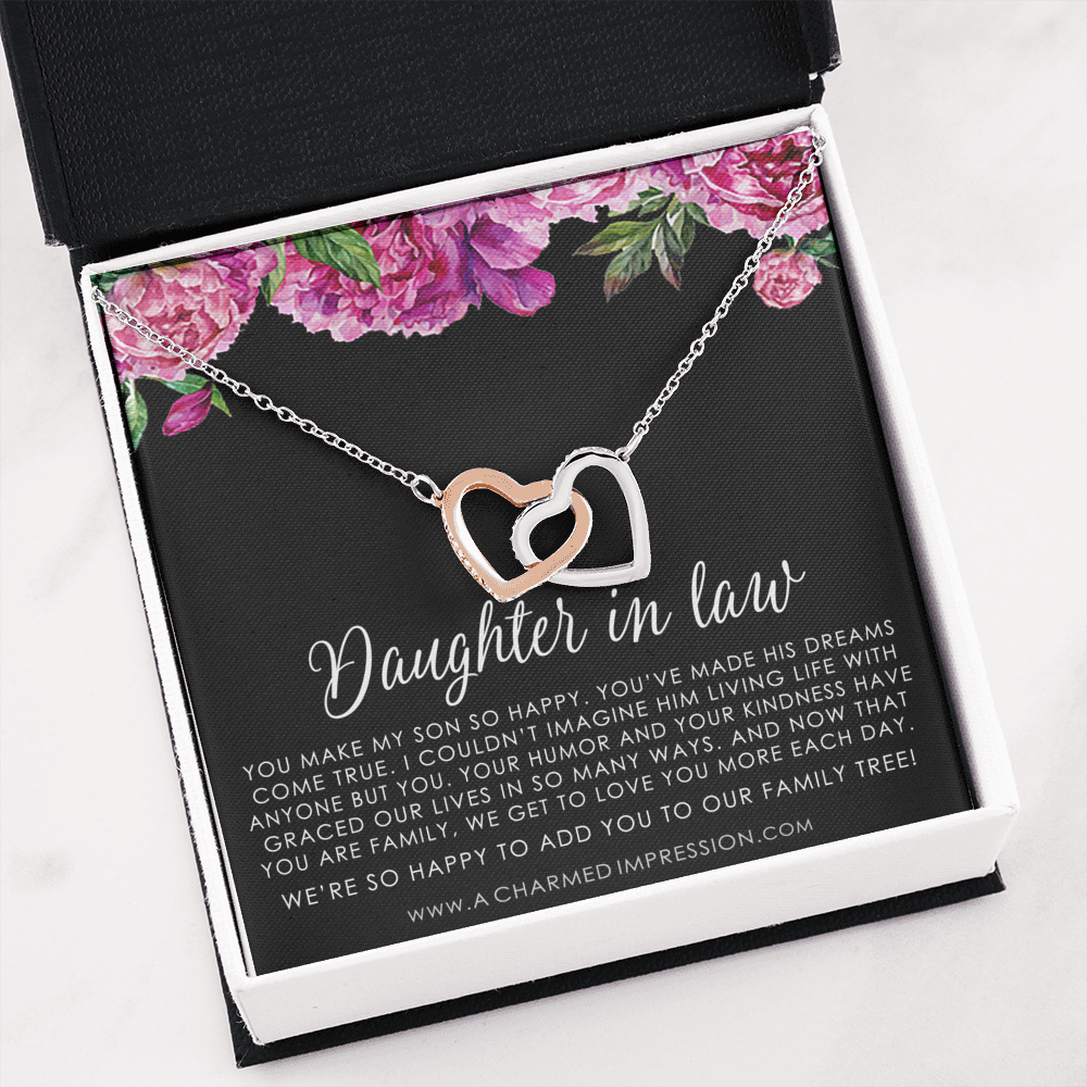 Daughter in Law, Gift for Bride, Gift from Mother in Law, Wedding Gift, Daughter to be, Welcome to the Family,  Unbiological Child Gift