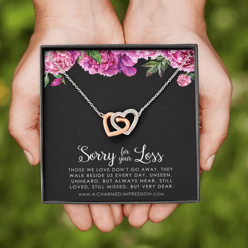 Memorial Necklace, Sympathy Gifts for Women, Loss of Husband Parent Baby, Miscarry Miscarriage Grief, Remembrance Jewelry, In Memory Of