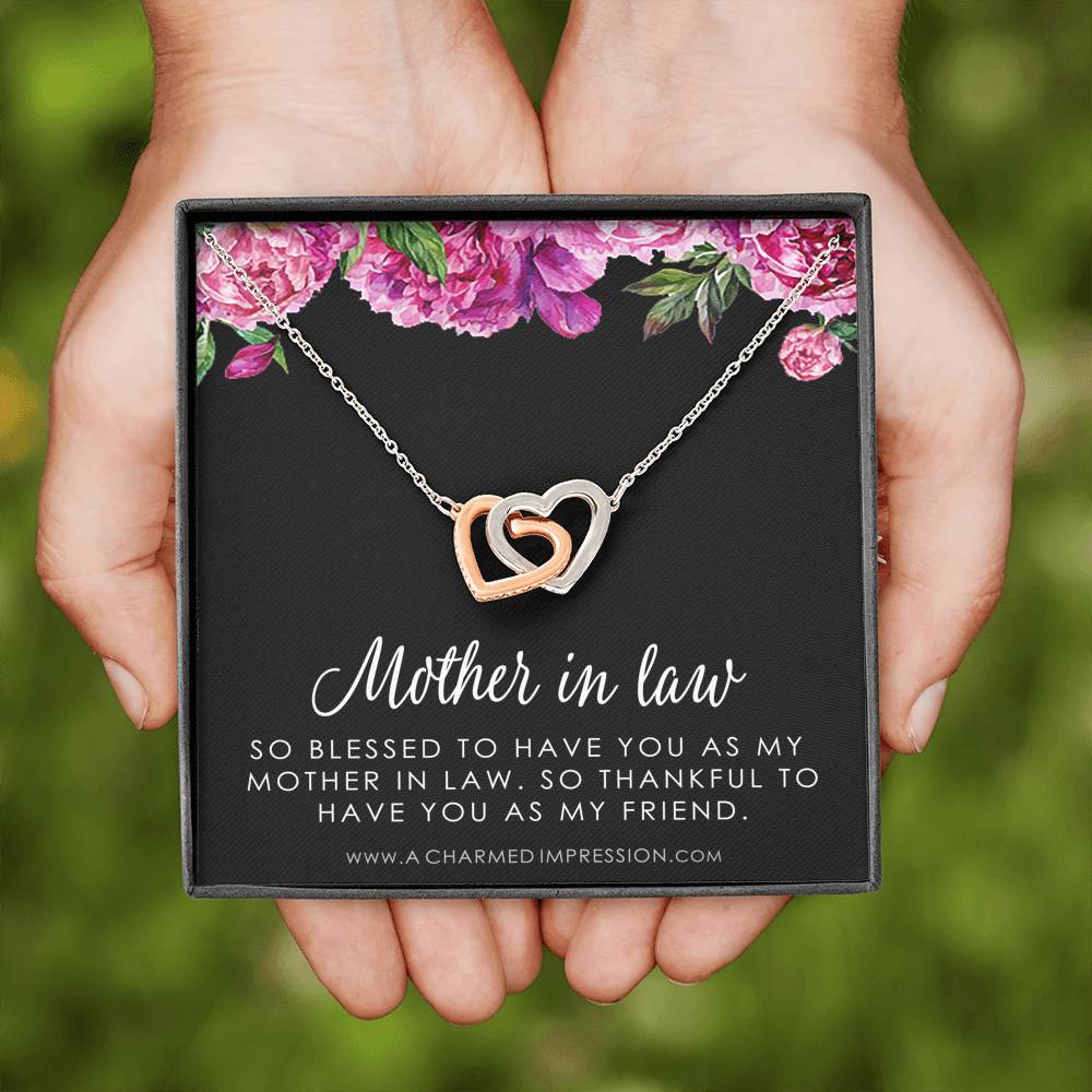 Sentimental Mother In Law Wedding Gift From Bride, Mother of the Groom Necklace, Future Mother in Law Wedding Gift, Gift For Mother-In-Law