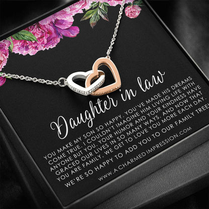 Daughter in Law, Gift for Bride, Gift from Mother in Law, Wedding Gift, Daughter to be, Welcome to the Family,  Unbiological Child Gift