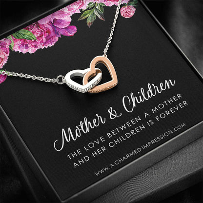 Mother and Children Necklace, Gifts for Mom Jewelry, Family Necklace, Mother Daughter Necklace, Mother's Day Birthday