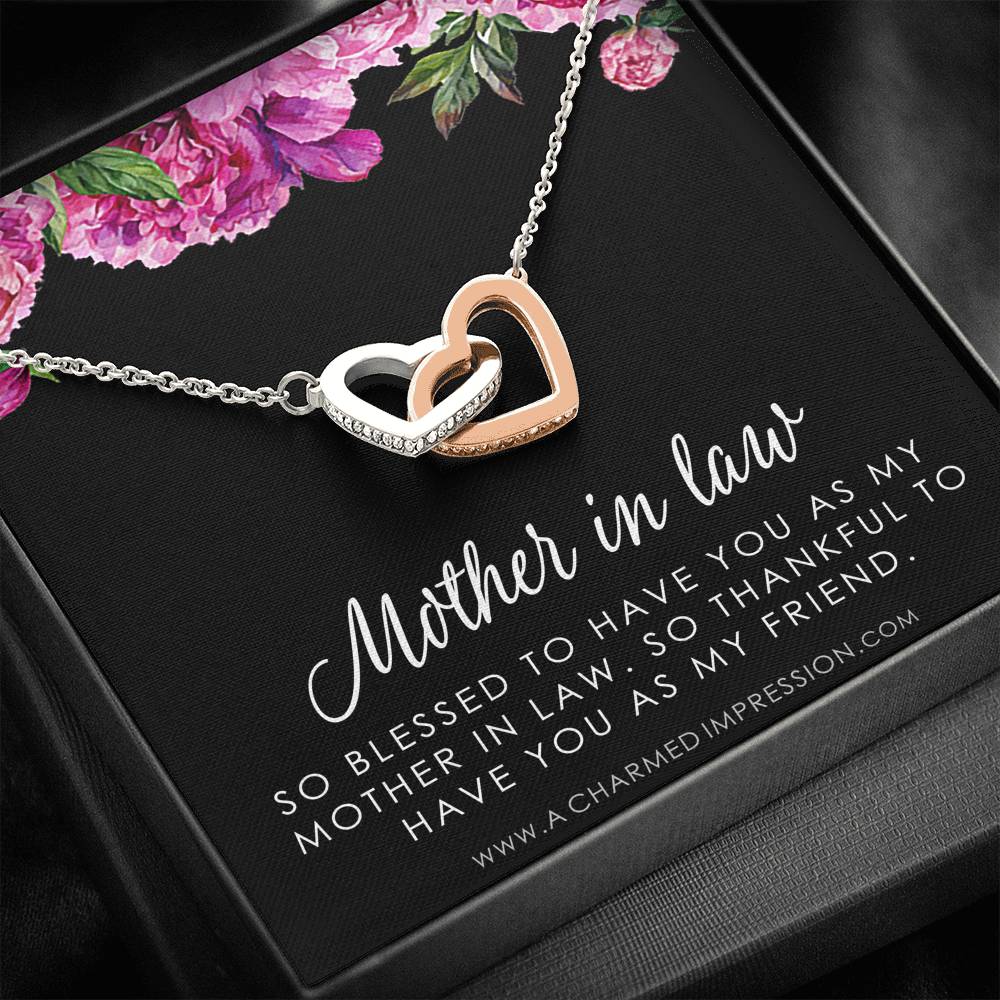 Sentimental Mother In Law Wedding Gift From Bride, Mother of the Groom Necklace, Future Mother in Law Wedding Gift, Gift For Mother-In-Law