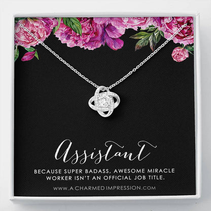 Gift Assistant, Assistant Gift, Assistant Appreciation, Leaving Gift for Assistant, Assistant Necklace, Thank you Gift for Assistant