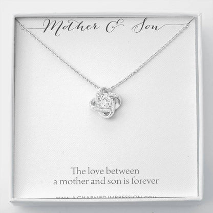 Gifts for Mom Jewelry, Mother and Son Necklace, Boy Mom Gift, Mom Gift from Son, Mother of the Groom, Mother's Day Birthday