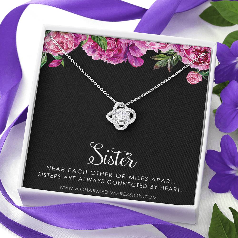 Sister Birthday Gift, Sister Gift Ideas, Sister Necklace, Unique Birthday Gifts for Sister from Sister, Gift from Brother to Sister