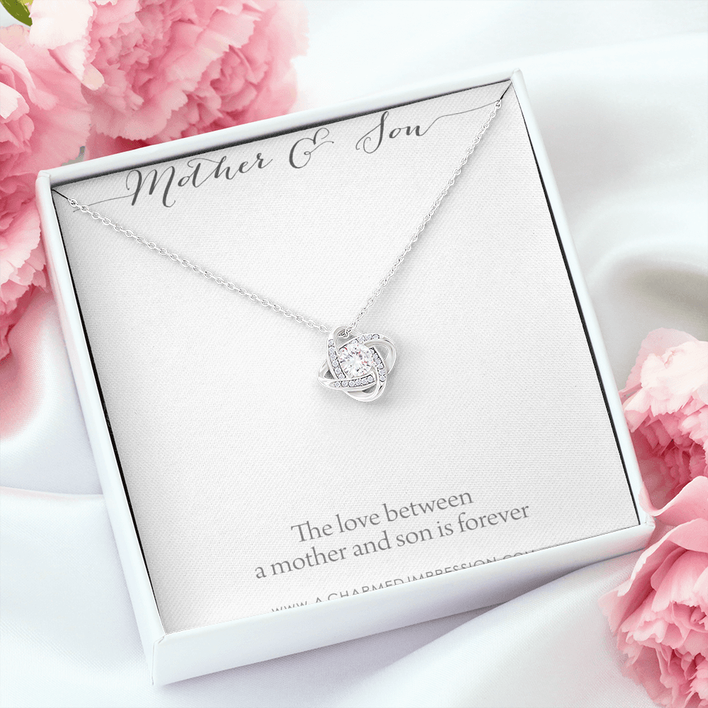 Gifts for Mom Jewelry, Mother and Son Necklace, Boy Mom Gift, Mom Gift from Son, Mother of the Groom, Mother's Day Birthday