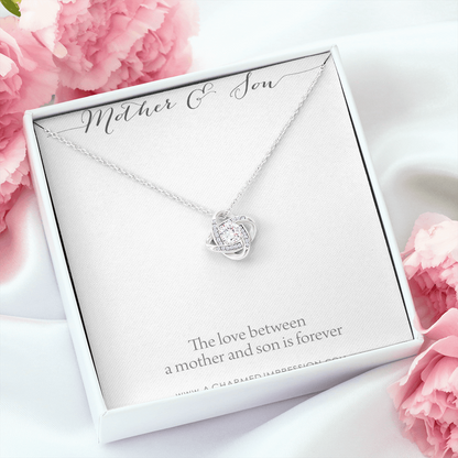 Gifts for Mom Jewelry, Mother and Son Necklace, Boy Mom Gift, Mom Gift from Son, Mother of the Groom, Mother's Day Birthday