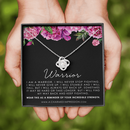 Infertility Miscarry Gift, Depression, Mental Health, Strength Necklace, Fertility Wish, Cancer Survivor Necklace, Breast Cancer Survivor