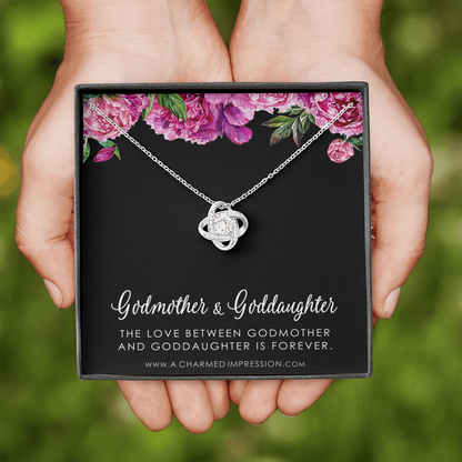 Godmother Necklace, Gift for Godmother from Godchild, Godmother Gift, Jewelry for Godmother, Godmother Gift, Godmother Jewelry, Thank you