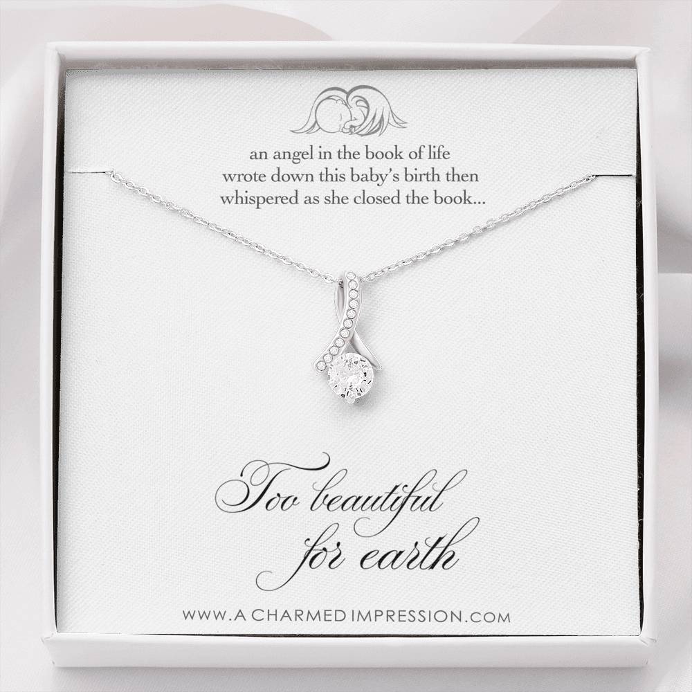 Miscarriage Gift, Infant Loss Necklace, Miscarriage Necklace, Sympathy Necklace, Grief Necklace, Child Loss Remembrance, Baby Loss