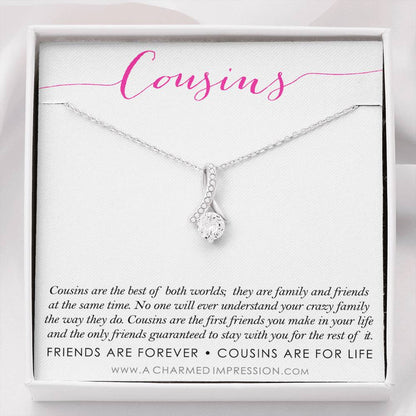 Gift for Cousin Gifts, Cousin Necklace, Cousin Christmas gifts for Cousins gift Idea, Cousin Best Friend Cousin Birthday Gift