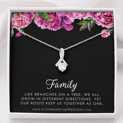 Family Necklace, Family Jewelry, Mother Daughter Necklace, Gift for Mom, Gift for Daughter, Grandmother Gift, Mother Necklace, Daughter Necklace