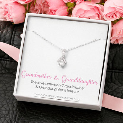 Grandmother & Granddaughter Necklace, Grandma Gift, Grandmother Jewelry, Granddaughter Gift, Granddaughter Birthday Gift, Mothers Day