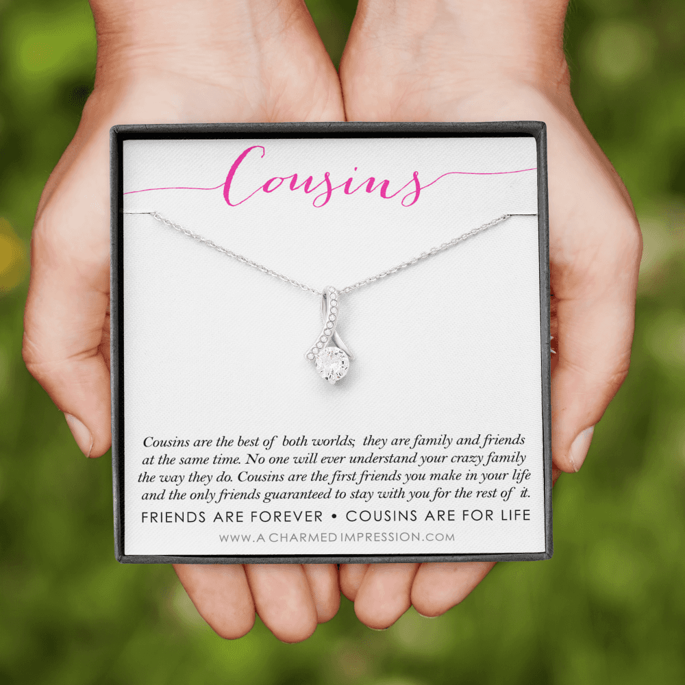 Gift for Cousin Gifts, Cousin Necklace, Cousin Christmas gifts for Cousins gift Idea, Cousin Best Friend Cousin Birthday Gift