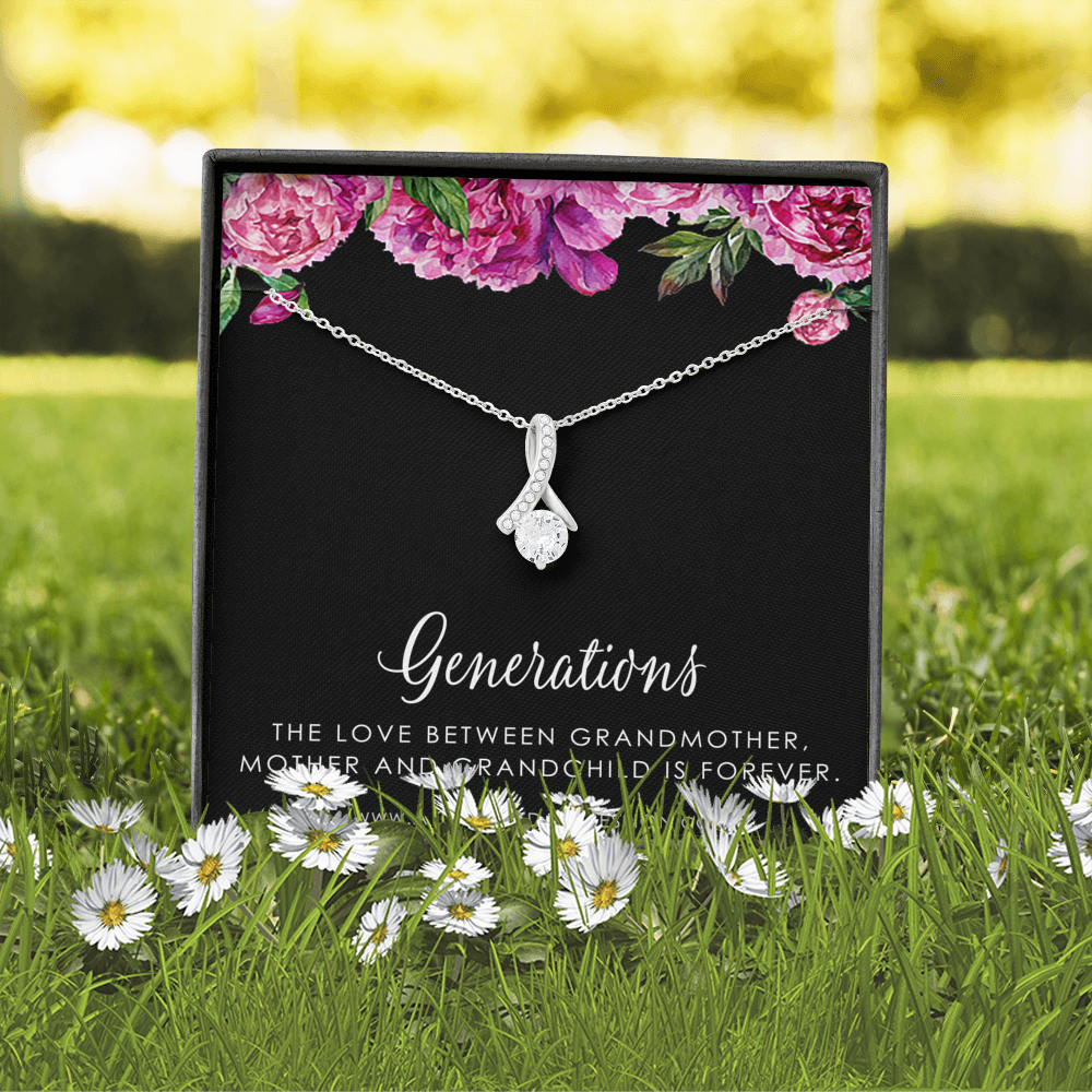 Three Generations of Love • Grandmother, Mother, Daughter/Son Jewelry • Gift for Mom Grandma Grandchild, Thoughtful Gifts for Women, Nana Jewelry