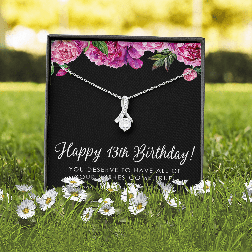 13th Birthday Girl, 13th Birthday Gift Official Teenager, Thirteenth Birthday Necklace, Gift for 13 Year Old Girl Gifts, Teen Birthday