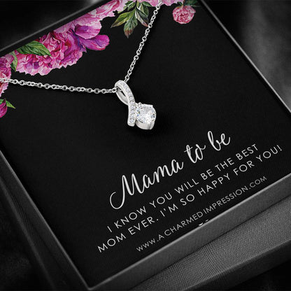 Congratulations Gifts for New Mom, Mama To Be Gifts, Expecting Mothers Necklace, Mommy Jewelry, Baby Shower, Adoption Gifts, Best Mom Ever, Alluring Beauty Necklace