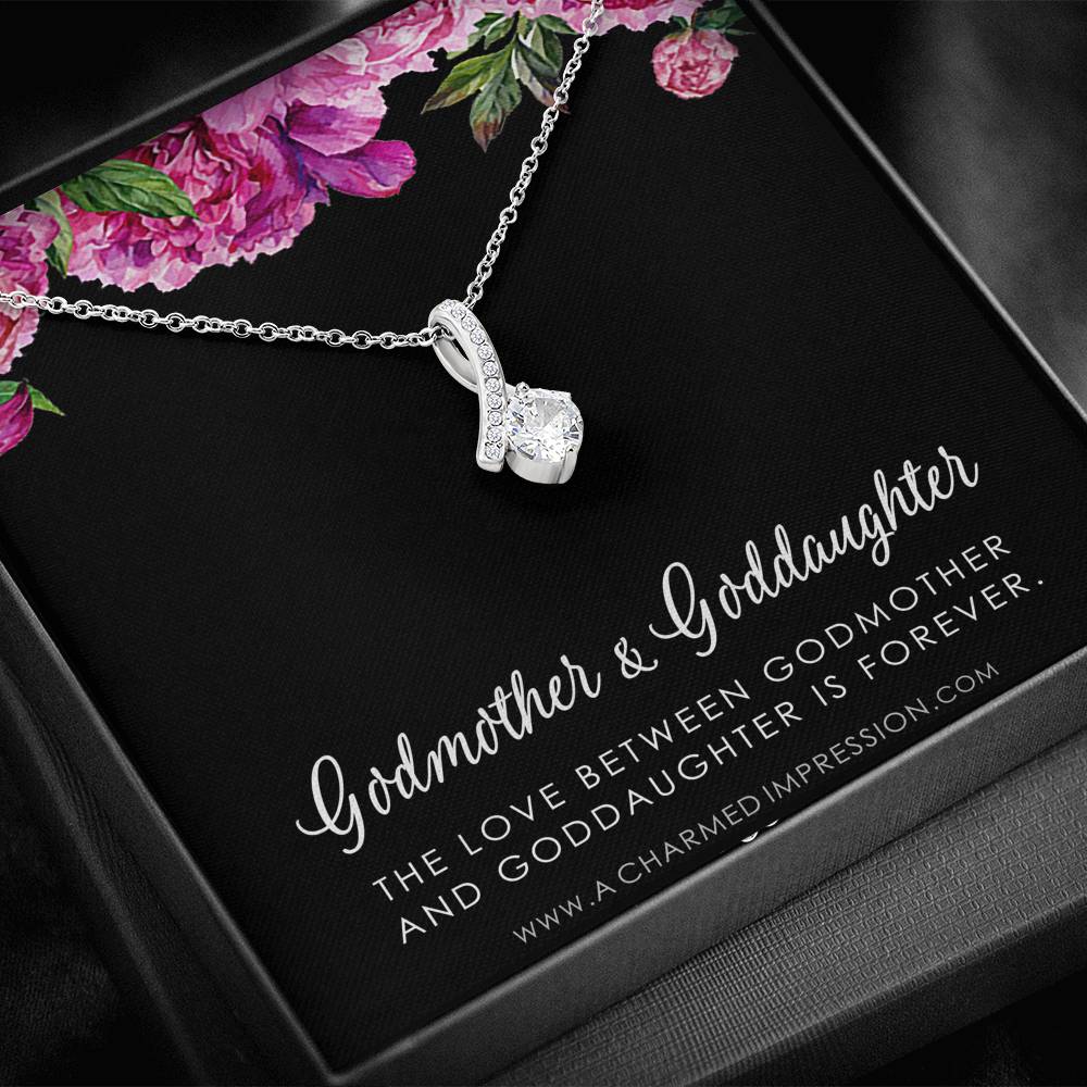 Godmother Necklace, Gift for Godmother from Godchild, Godmother Gift, Jewelry for Godmother, Godmother Gift, Godmother Jewelry, Thank you