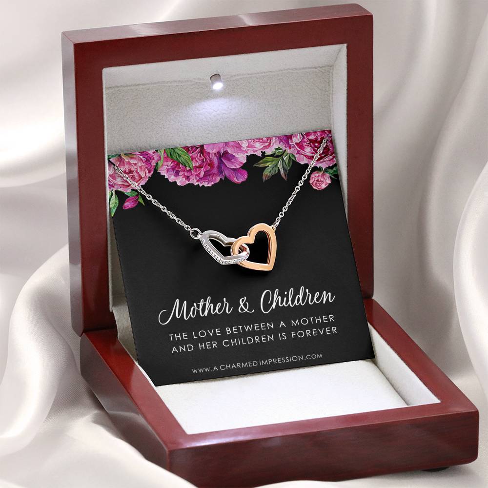 Mother and Children Necklace, Gifts for Mom Jewelry, Family Necklace, Mother Daughter Necklace, Mother's Day Birthday