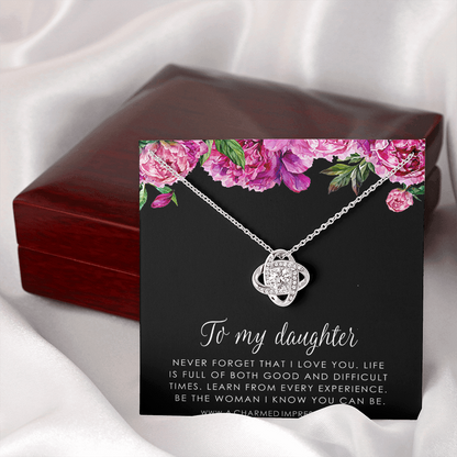 Daughter Gift From Mom Dad, Father & Daughter Gift, Mother Daughter Necklace, Gift for Daughter, Present for Birthday, To My Daughter