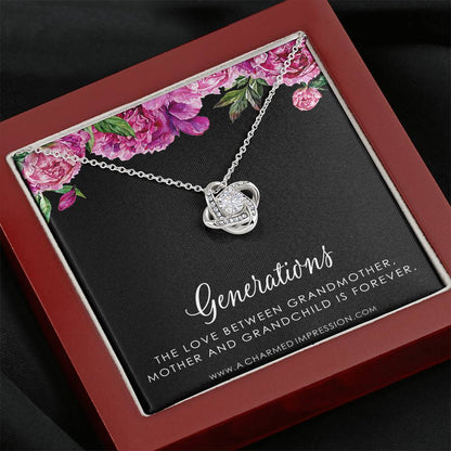 Three Generations of Love • Grandmother, Mother, Daughter/Son Jewelry • Gift for Mom Grandma Grandchild, Thoughtful Gifts for Women, Nana Jewelry